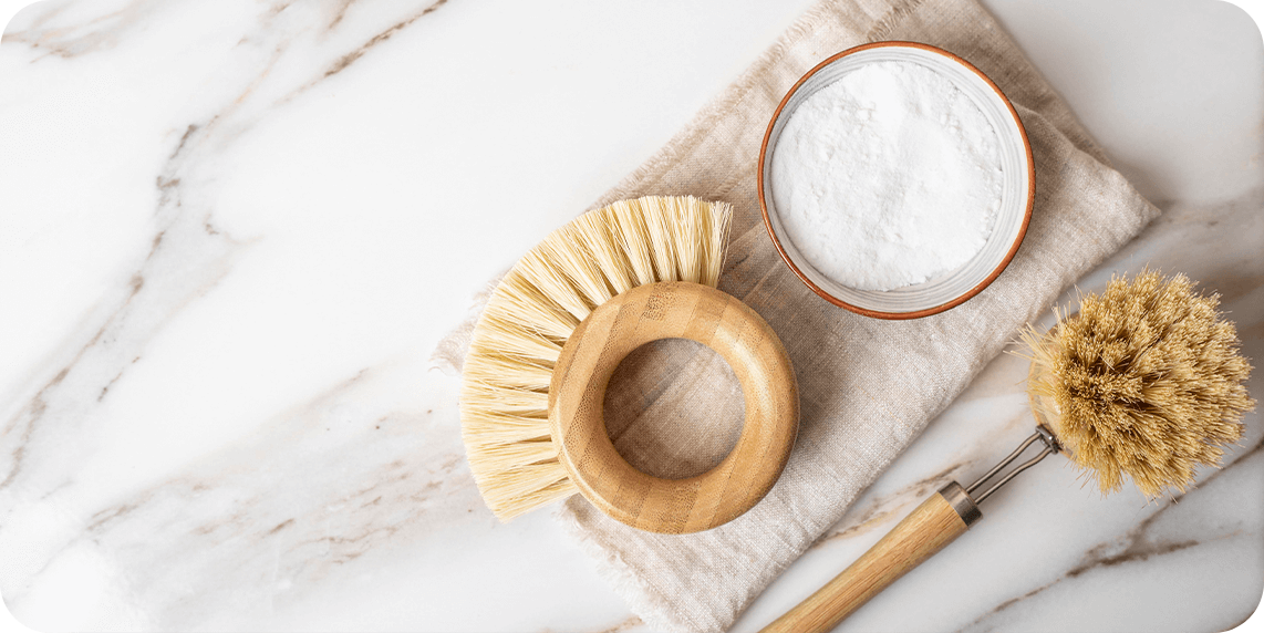 What are eco-friendly brushes made of?
